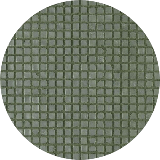 Micro Pâte de verre écologique pour la mosaïque Vert Lichen