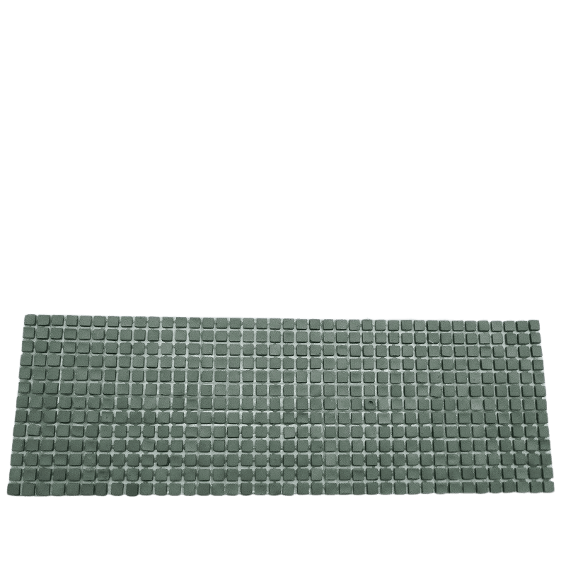 Micro Pâte de verre écologique pour la mosaïque Vert Lichen  pour bordures - Mosaïqu&