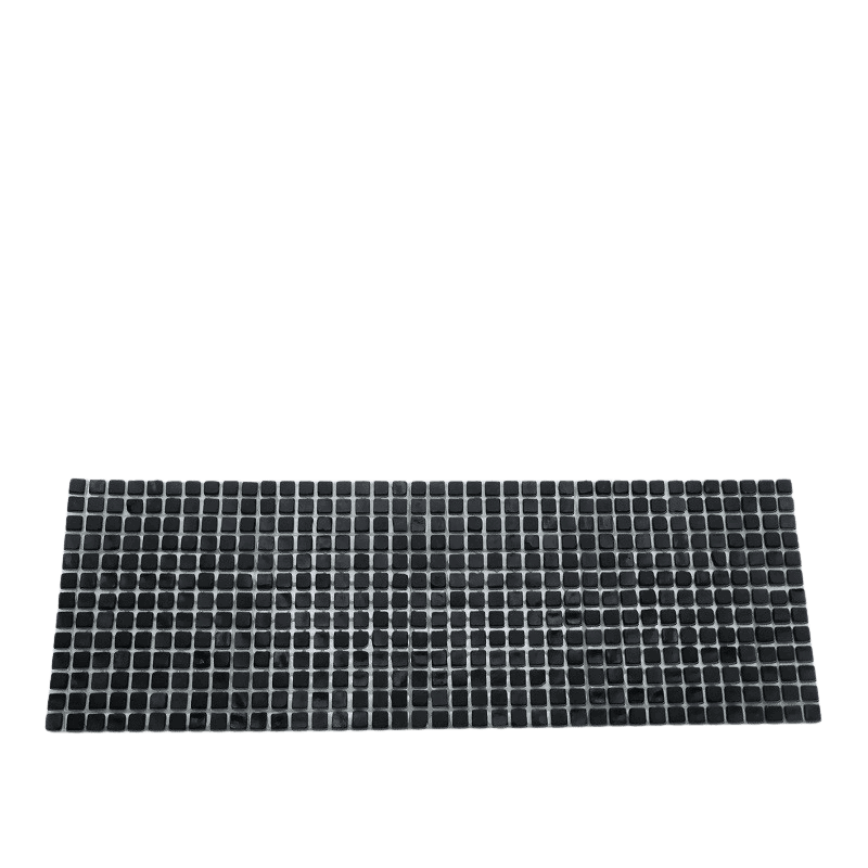 Micro Pâte de verre écologique pour la mosaïque Noir Carbone  pour bordures - Mosaïqu&