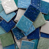 Emaux de Briare Harmonie déclassés Bleu et vert pour mosaïque