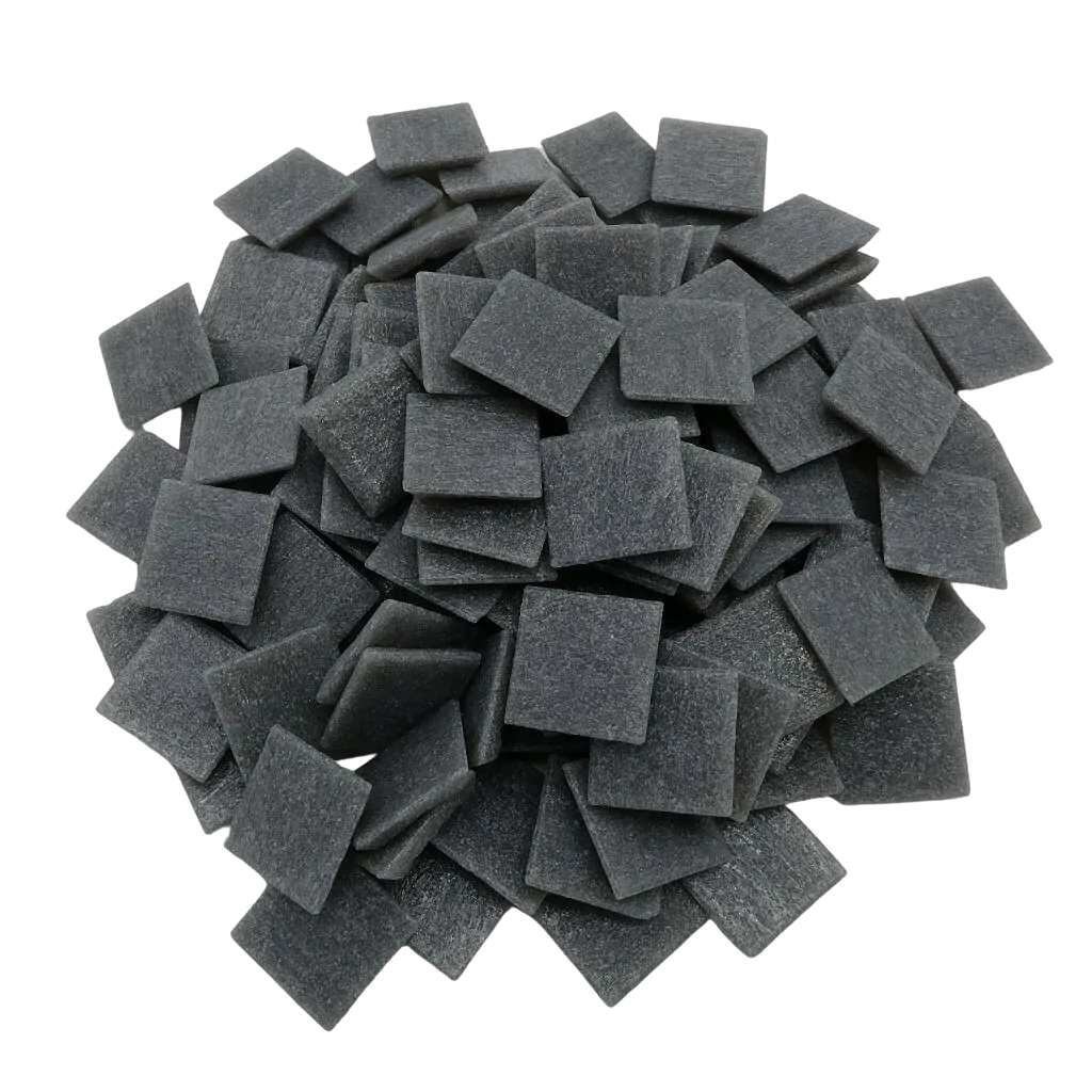 Pâtes de verre Murano Gris Loup pour la mosaïque - Mosaïqu&