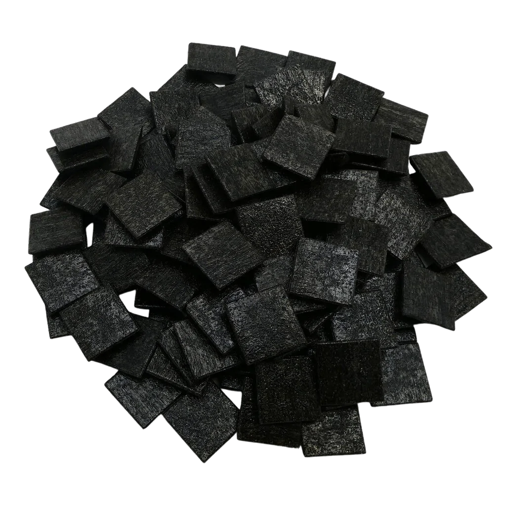 Pâtes de verre Murano Marron foncé Cachou pour la mosaïque - Mosaïqu&