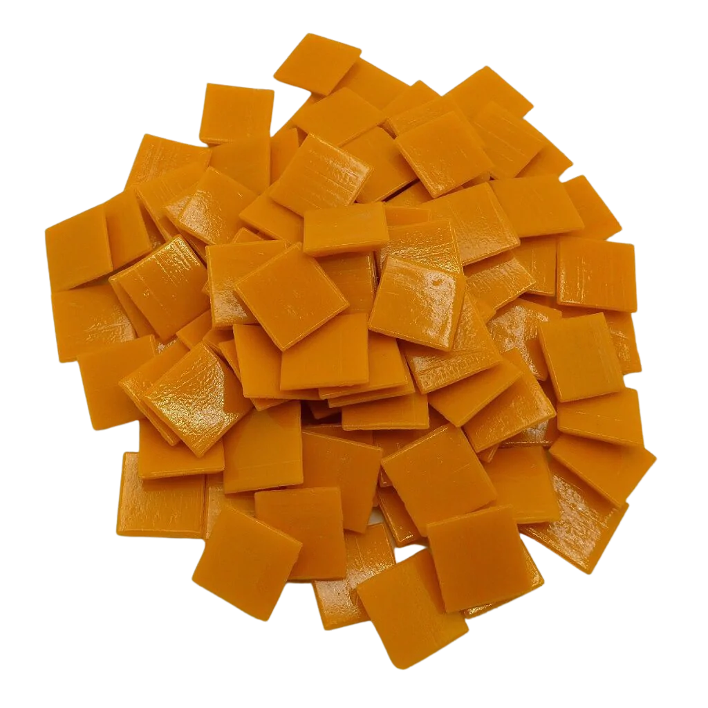 Pâtes de verre Murano Orange Mangue pour la mosaïque - Mosaïqu&