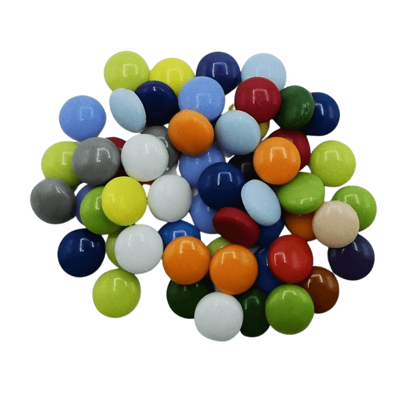 Pastilles en verre colorés pour la mosaïque