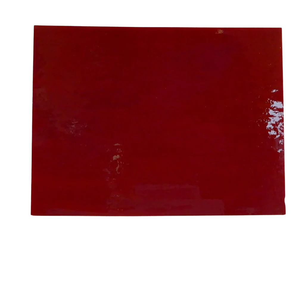 Plaques de verre Tiffany Rouge 15 x 20 cm pour mosaïque - Mosaïqu&