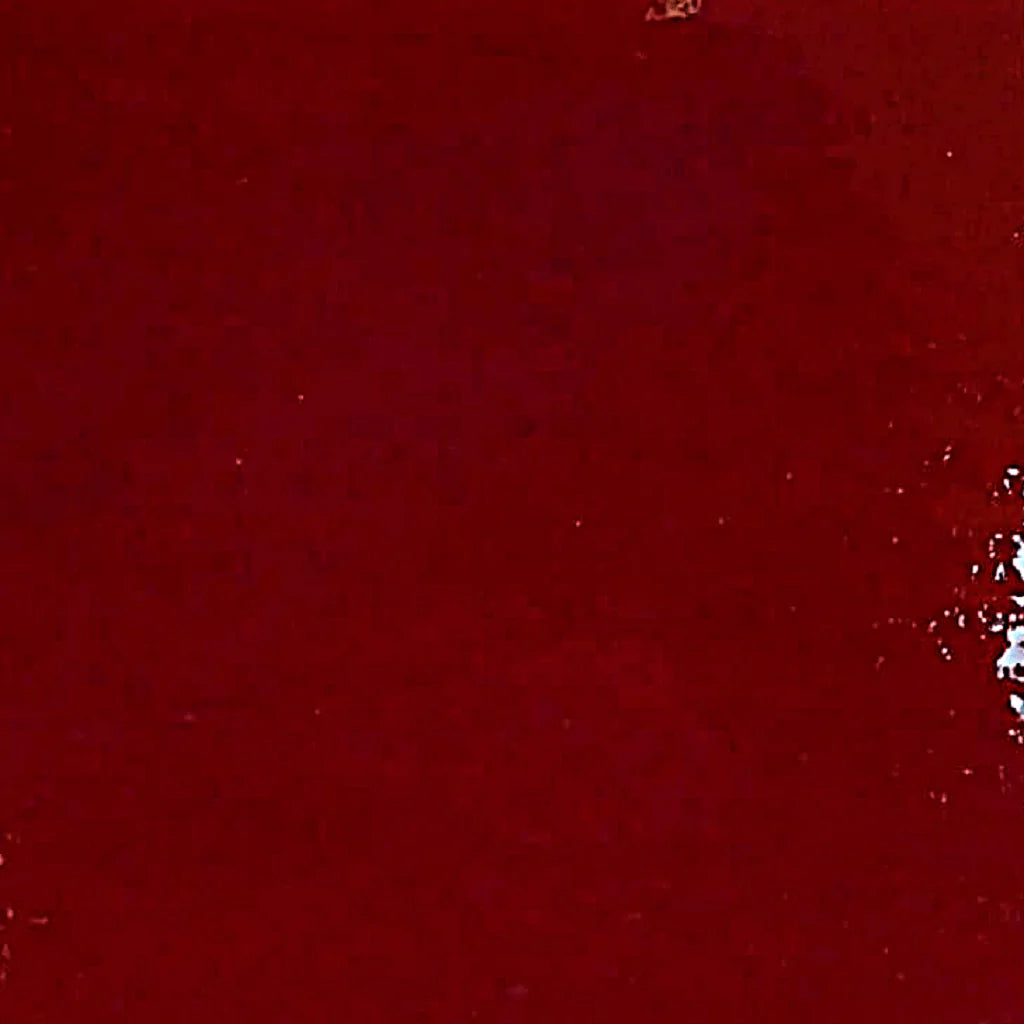 Plaques de verre Tiffany Rouge Cerise pour mosaïque - Mosaïqu'ella