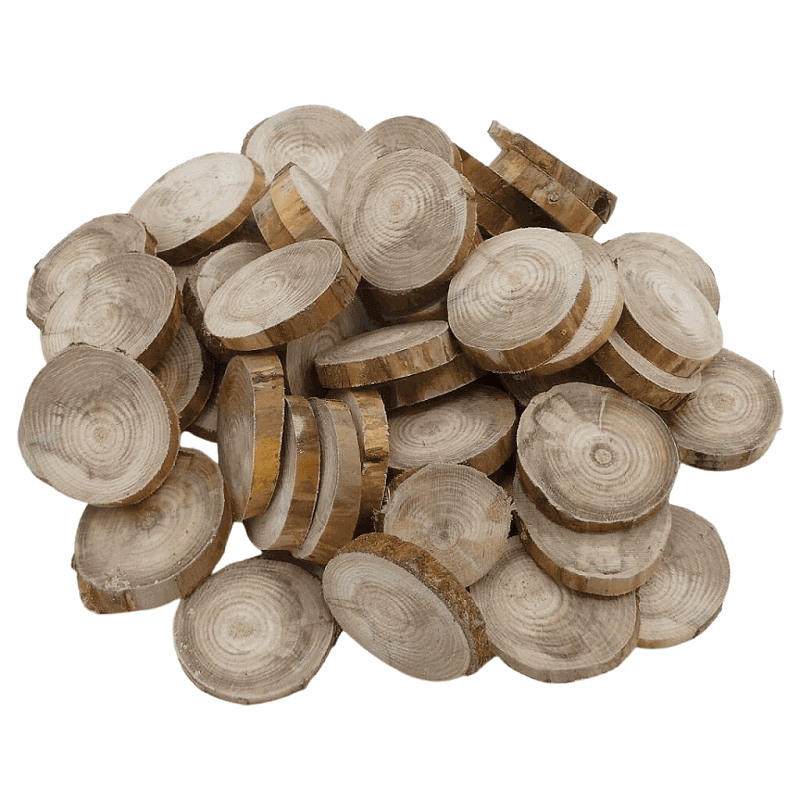 Rondelles de bois d&