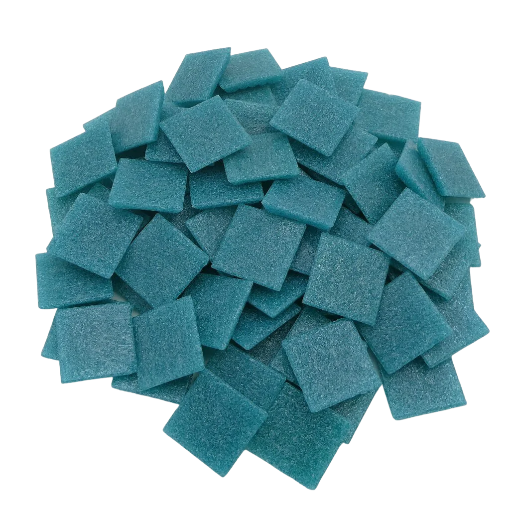Pâtes de verre Murano Vert Bleu Lagon pour la mosaïque - Mosaïqu&